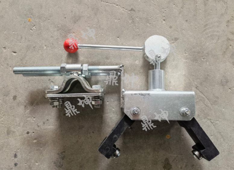 鐵路接觸網(wǎng)梯車防傾器雙把式抓軌器